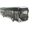 Original factory 1:43 Shanghai Wanxiang Black Kingbox new energy pure electric diecast bus model for gift, collection