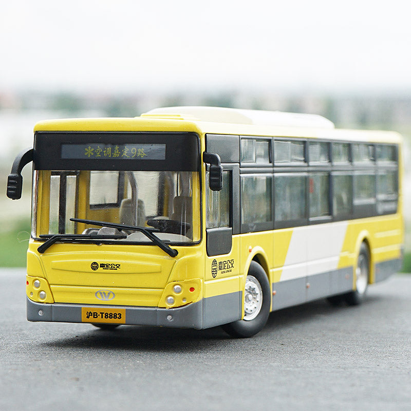 Original factory 1:50 Wanxiang Dayu Diecast city bus model for gift, toys, collection