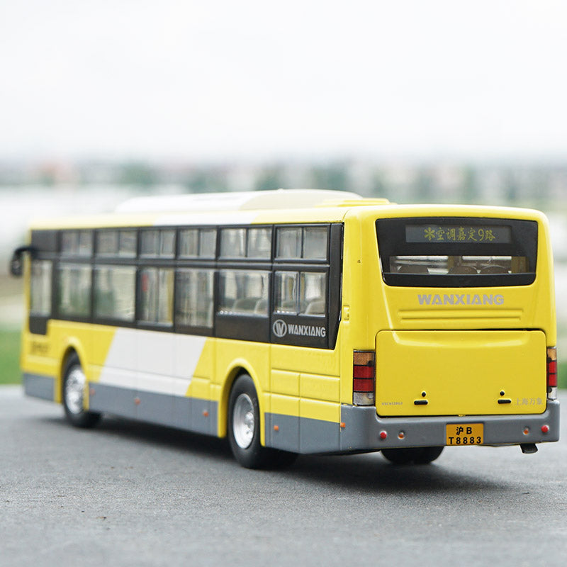 Original factory 1:50 Wanxiang Dayu Diecast city bus model for gift, toys, collection