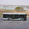 Original factory 1:42 Golden Dragon Weiblue Azure diecast alloy bus model with lamps for gift, collection