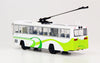 White 1:76 SK5105GP NO.8 Die-Cast Shanghai Trolley Bus Model