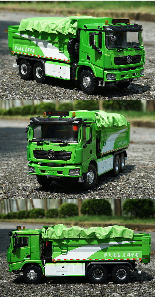 Original Authorized Authentic 1:24 Shanqi Delong X3000 Dump truck  Diecast toy vehicle dumper Model for Christmas gift