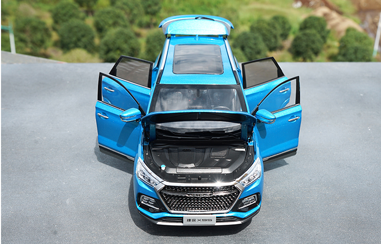 Original factory authentic 1:18 Chery JETOUR X95 diecast high simulation alloy SUV car model