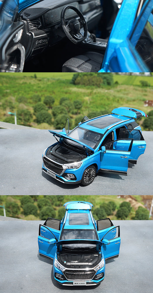 Original factory authentic 1:18 Chery JETOUR X95 diecast high simulation alloy SUV car model