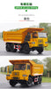 Original factory XCMG 1:24 Yellow Diecast heavy mining dump truck model off-highway large dump truck miniature for sale