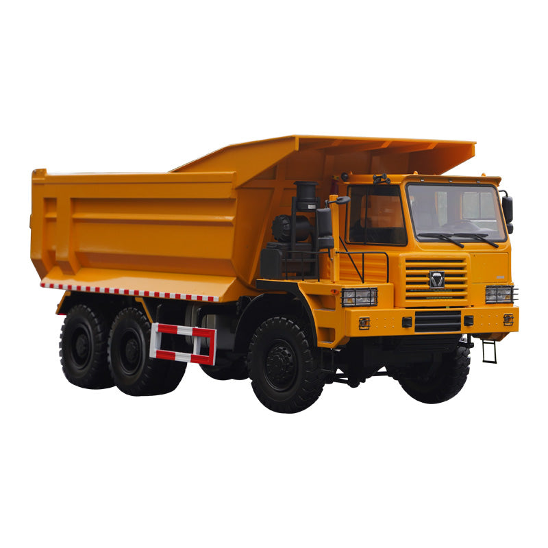 Original factory XCMG 1:24 Yellow Diecast heavy mining dump truck model off-highway large dump truck miniature for sale