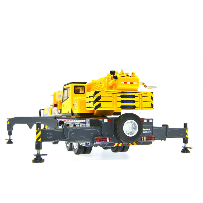 1:50 Xcmg Xct75 75ton Mobile Heavy Crane Metal Truck Model Alloy crane engineering model