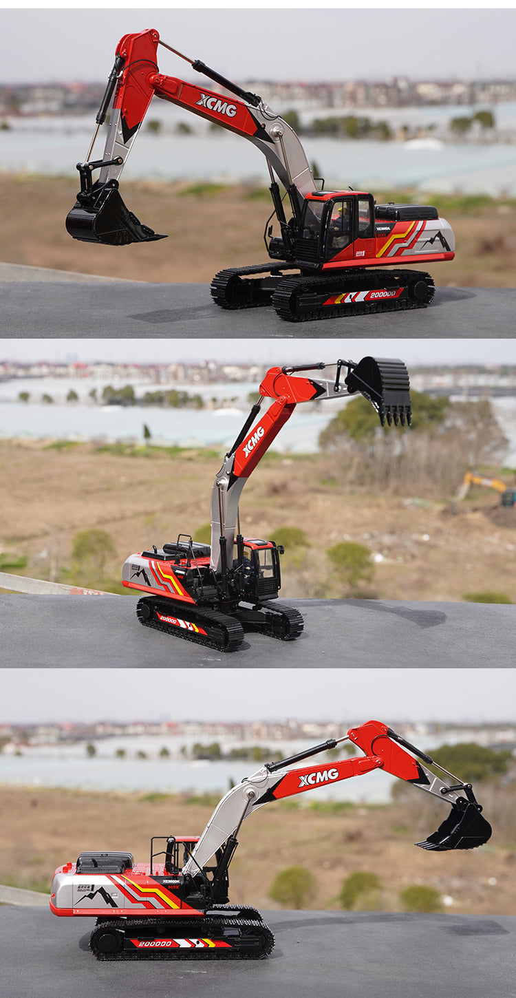Amazon | XCMG 1/30 完成品 XE380DK Excavator red and white