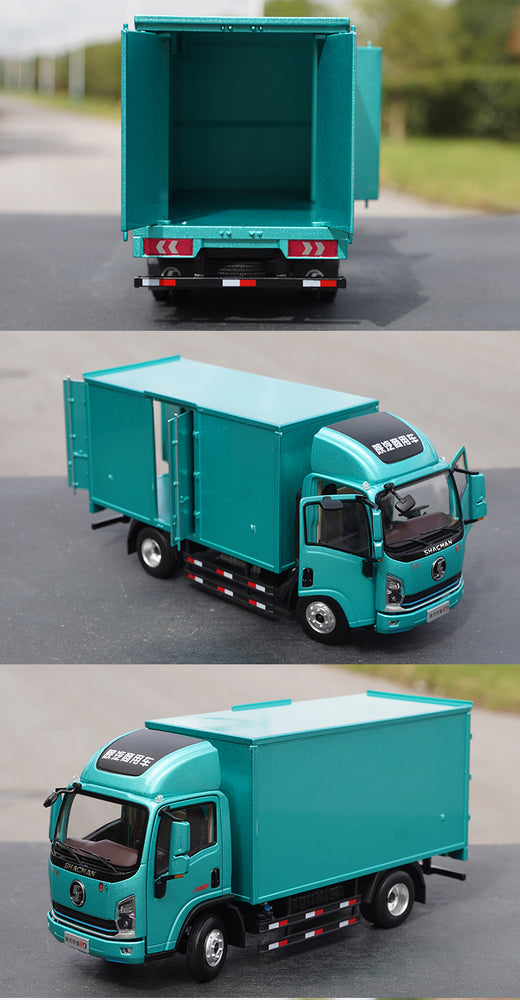 Original factory Shaanxi Shacman 1:24 Diecast Xuande Wing 9 Light van truck model for gift, collection