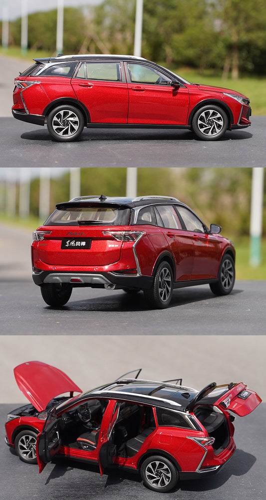 1:18 dongfeng Fengshen Yi Dazzle GS Diecast car model alloy car simulation miniature for gift collection