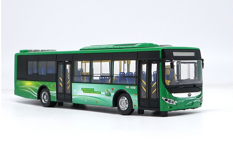 Colorful hot sell 1:42 Yutong ZK6128HG  ZK6125CHEVPG4 diecast bus model with fast shipping