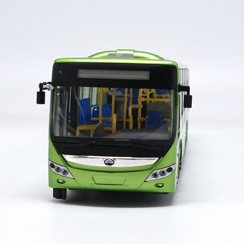 1:42 Scale Green Diecast YuTong E12 Pure Electric Bus Model