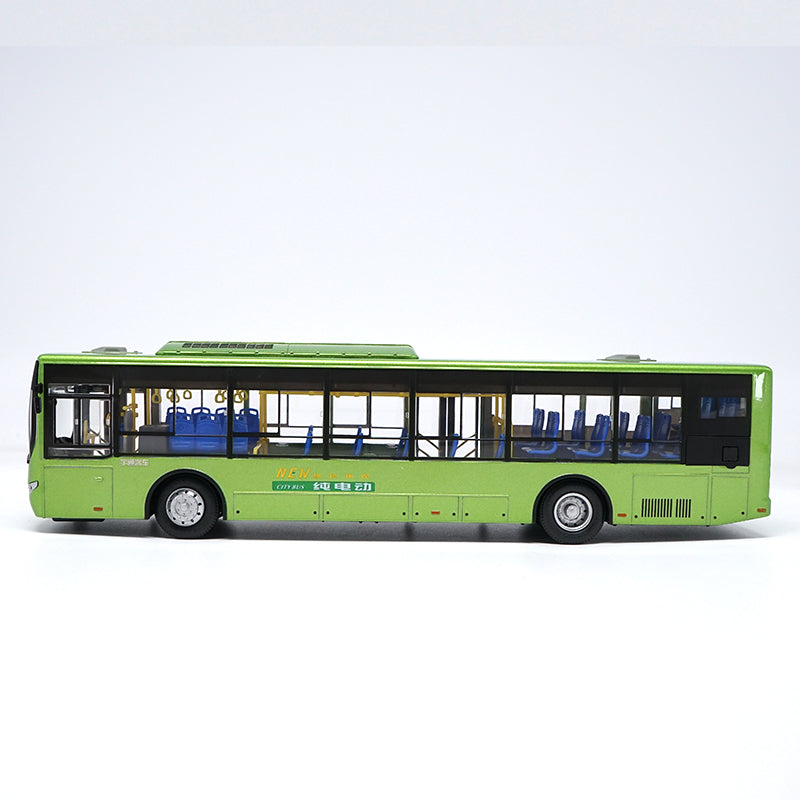 1:42 Scale Green Diecast YuTong E12 Pure Electric Bus Model