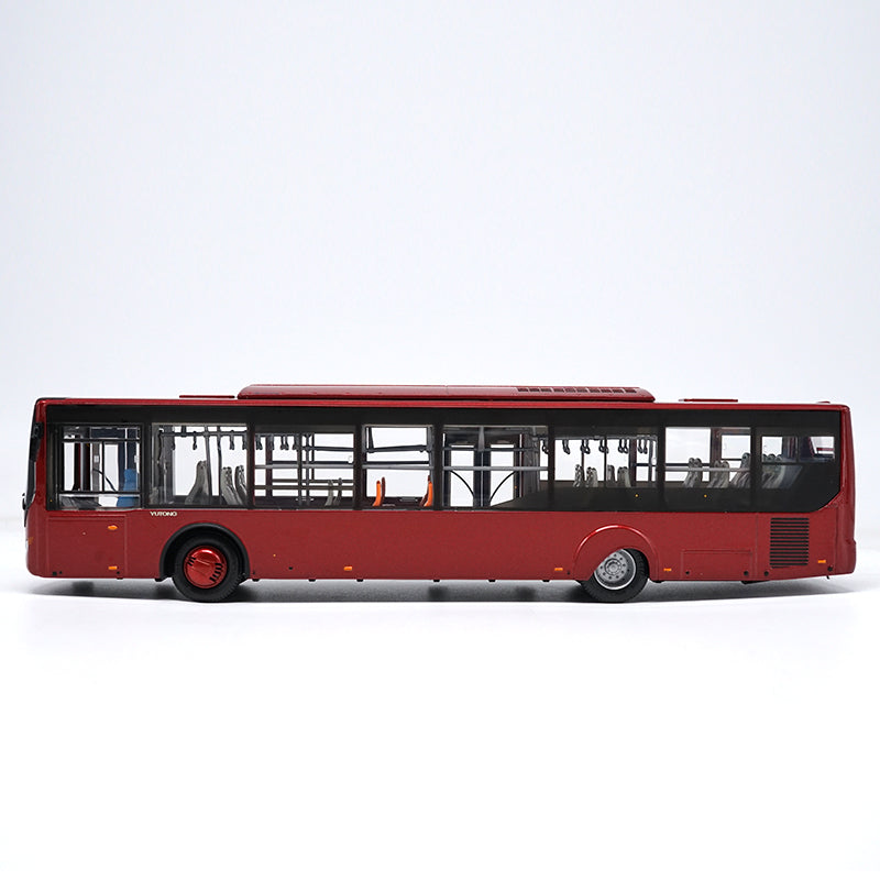 Original Collectible Alloy Model Gift 1:42 Scale YuTong City Bus Coach ZK6128HGK Diecast Bus Model for christmas gift,Collection,Decoration