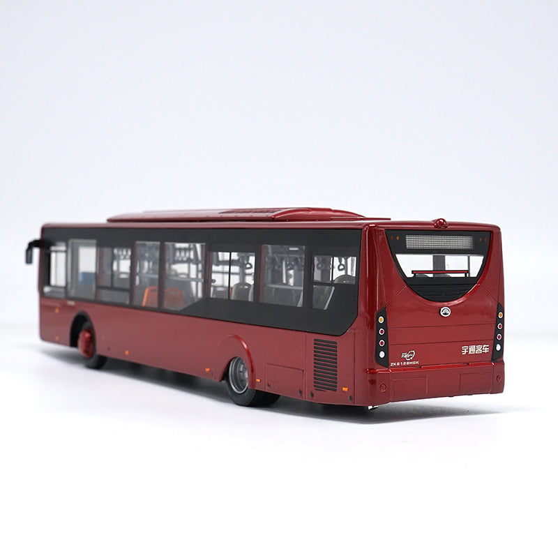 Original Collectible Alloy Model Gift 1:42 Scale YuTong City Bus Coach ZK6128HGK Diecast Bus Model for christmas gift,Collection,Decoration