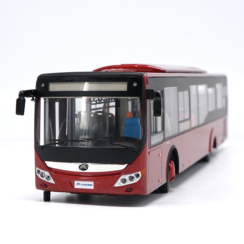 Original Collectible Alloy Model Gift 1:42 Scale YuTong City Bus Coach ZK6128HGK Diecast Bus Model for christmas gift,Collection,Decoration