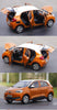 Original factory 1:18 Zedriv GC1 Purple/orange New energy Pure electric diecast simulation car model for gift, toys