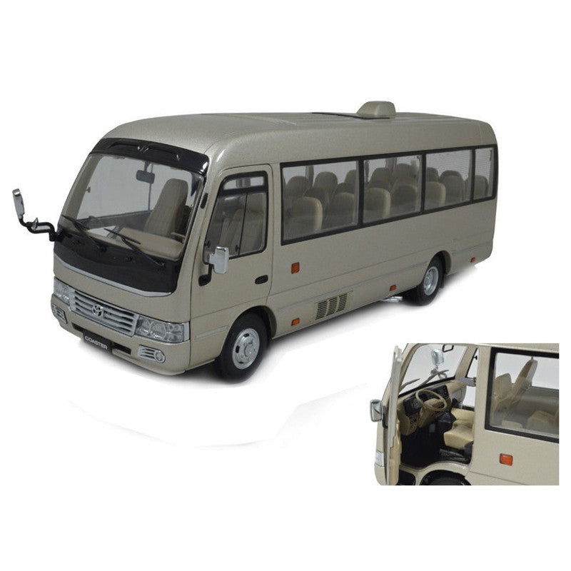 1/24 Scale Toyota Coaster Business Van DieCast Toy Car Model with small gift