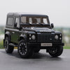 1:18 LCD Land Rover Defender 90 Works V8 70th Edition diecast alloy toy scale car model for gift, collection