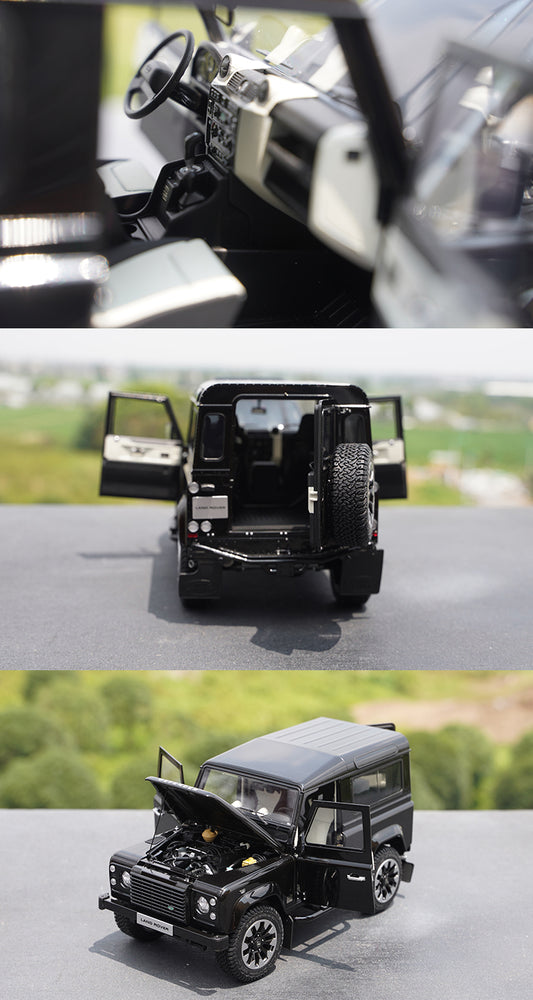 1:18 LCD Land Rover Defender 90 Works V8 70th Edition diecast alloy toy scale car model for gift, collection