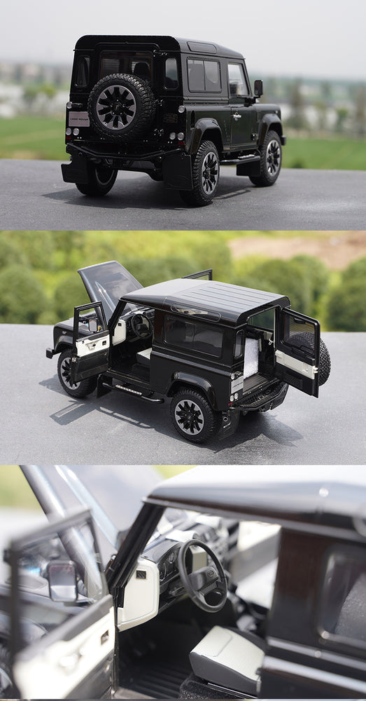 1:18 LCD Land Rover Defender 90 Works V8 70th Edition diecast alloy toy scale car model for gift, collection