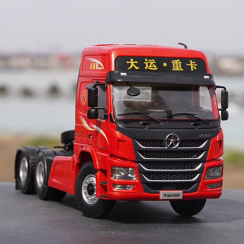 Original factory Diecast 1:24 alloy engineering truck model diecast Dayun N8E tractor model for promotional gift