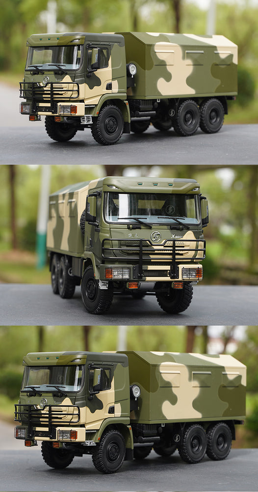 Original factory 1:24 Shanxi Auto Military Vehicle X3000 diecast military truck model Dongfeng 5B DF-5B Missile carrier military alloy model