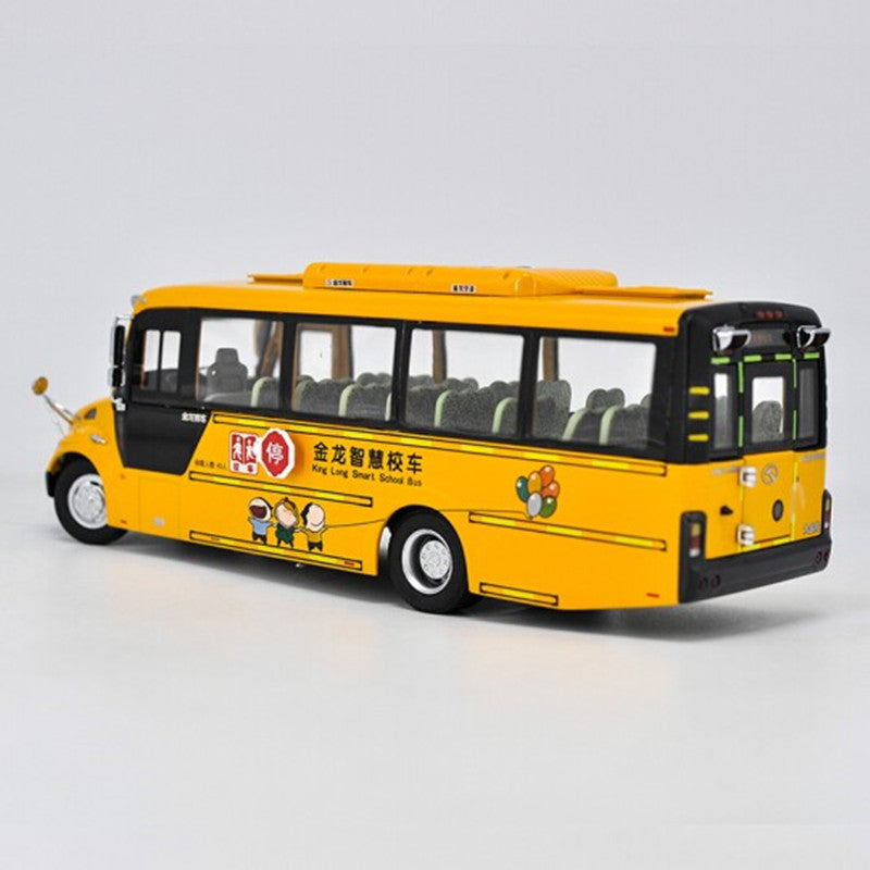 1:38 zinc alloy golden dragon School Bus XMQ6900BSD Bus miniature Model with small gift