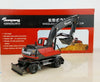 Original factory authentic 1:50 jonyang wheeled hydraulic excavator Construction machinery model for gift, collection