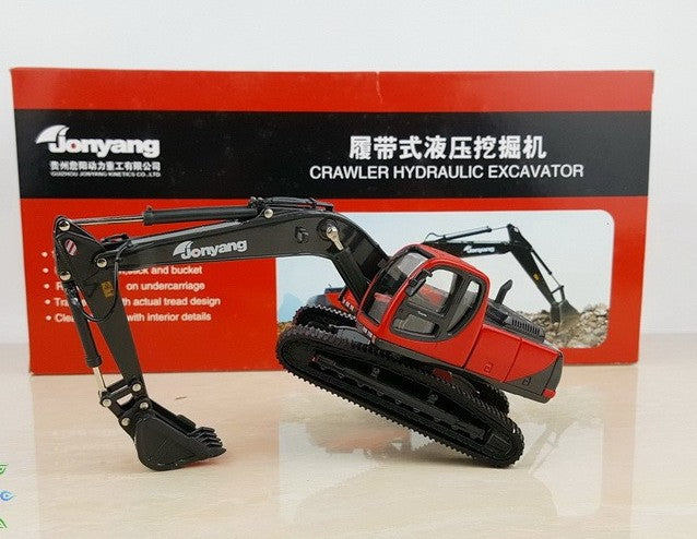 High quality collectible 1:50 jonyang crawler-type excavator Construction machinery model for Christmas gift