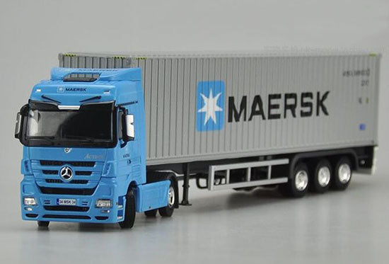 1:50 evergreen Maersk Diecast Mercedes-Benz Container Truck Model