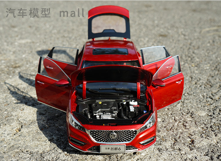 Original factory authentic 1:18 SAIC MG6 MG diecast car model for gift, collection, promotion