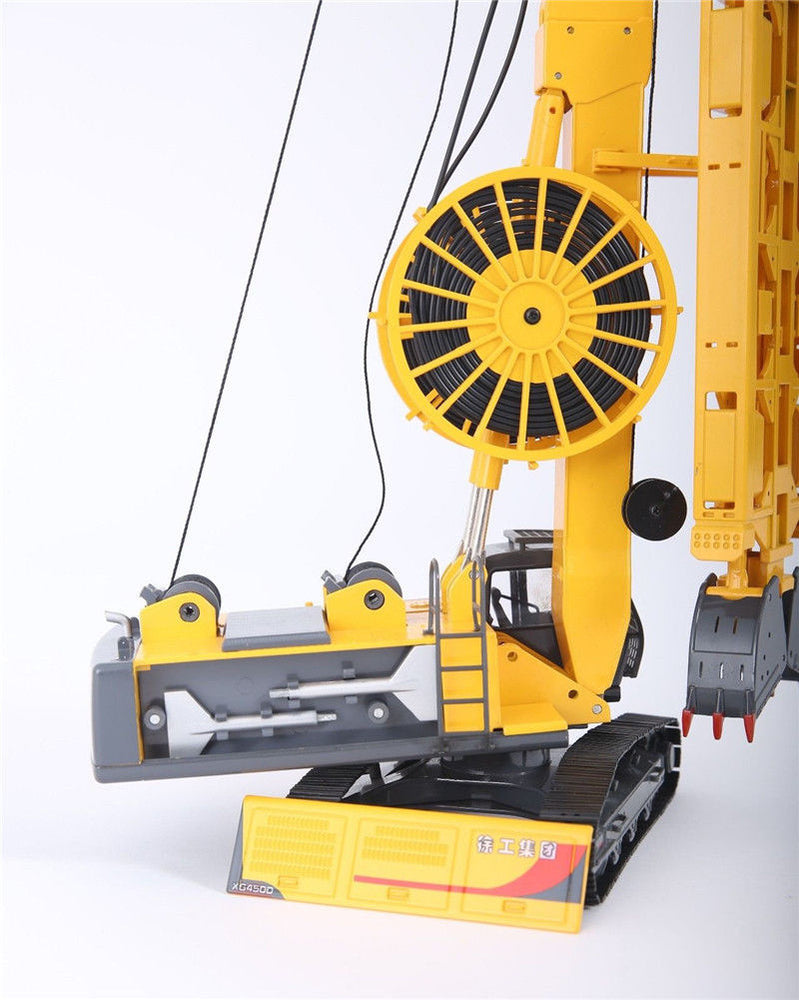 XCMG 1/35 Scale Model XG450D underground Diaphragm Wall Hydraulic Grab model for gift