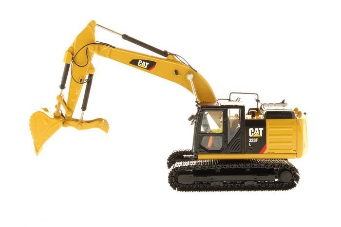 DM85924 1/50 Cat 323f L Hydraulic Excavator With Thumb Diecast Toy Model