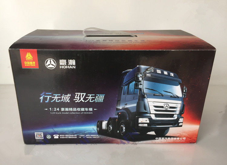 Original Collectible 1:24 Original Sinotruck Hohan 682 Truck Tractor Vehicle Diecast Toy Model Collect Gift