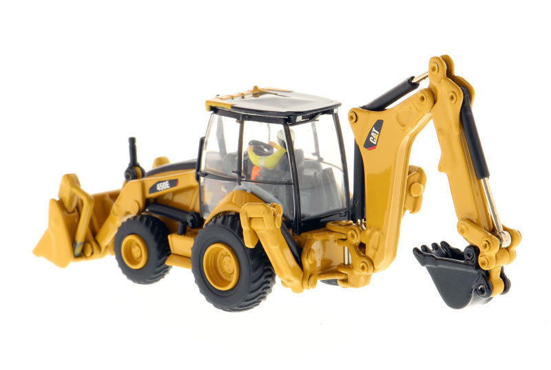 1/87  Box-packed Caterpillar 450E Backhoe Loader model-High Line Series 85263