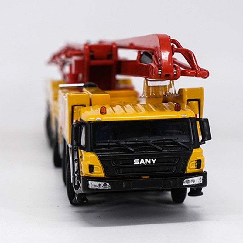 Authentic collectiable 1:50 Sany 86m Diecast Concrete cement pump truck models for gift, display