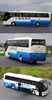 Original factory 1:42 Yutong bus Diecast ZK6122H Baic Group Luxury turist alloy bus model for gift, collection