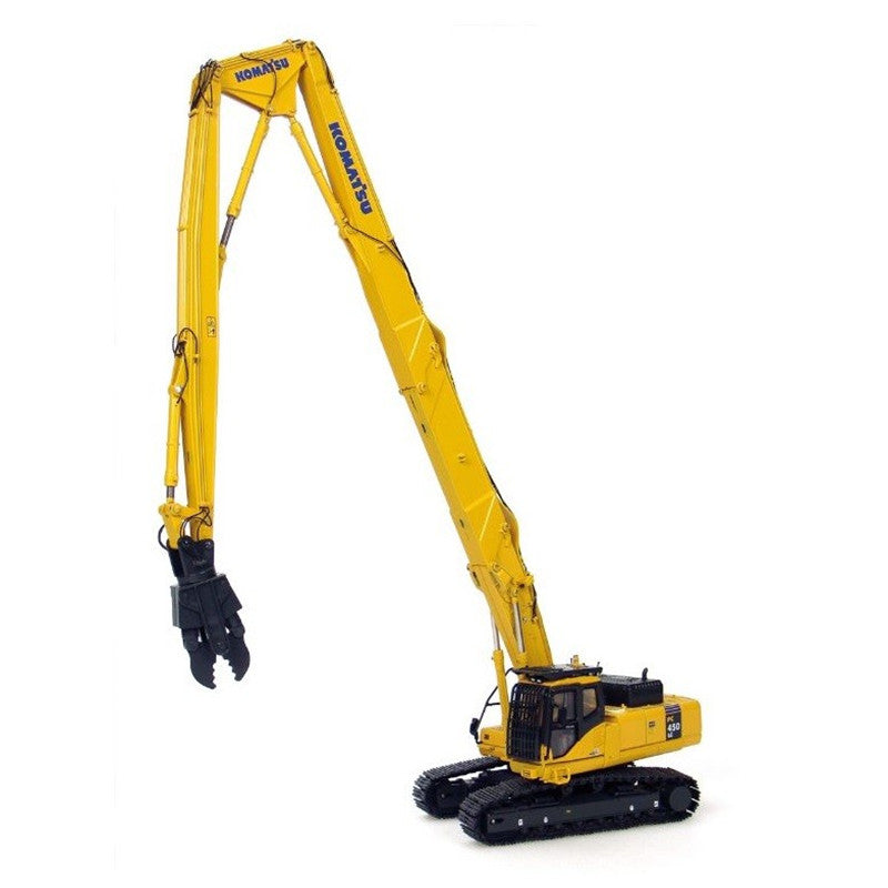 1:50 UH8011 KOMATSU PC450LC Building Dismantling pliers dismantling machine scale excavator model with extended arm