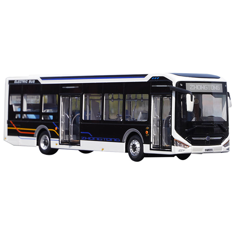 Original factory 1:42 zto Diecast bus model LCK6126EVGRA1 alloy pure electric 12m city bus model for gift